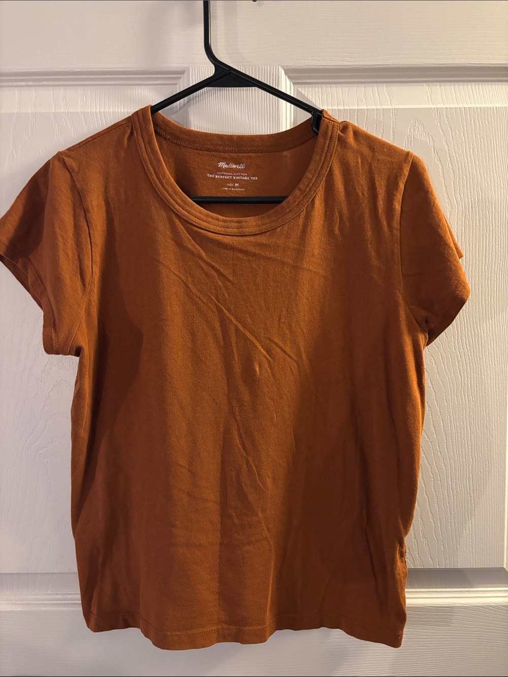 Madewell Women's Short Sleeve Tee — Rust